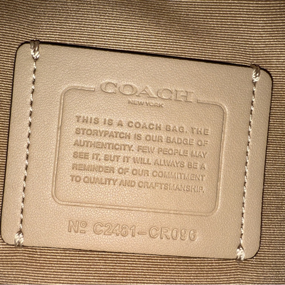 🤍🧸 Coach Large Nina Tote - Cream Color 🤍🧸 - Picture 6 of 14